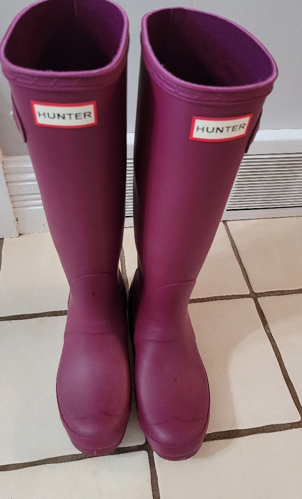 Hunter womens original tall rain boots